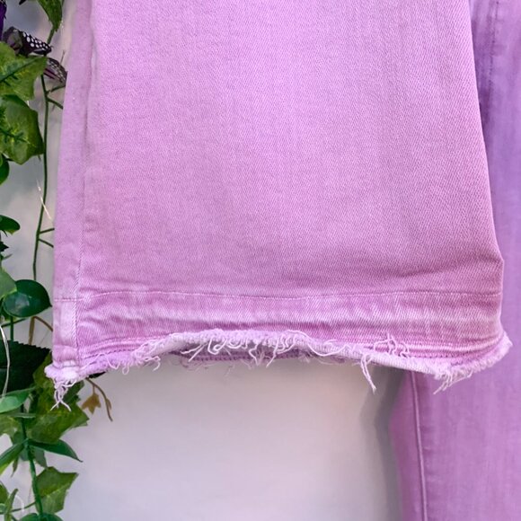 GAP‎ KIDS Girl's 70s Flare High Rise Purple Jeans Size 14 - Picture 3 of 5